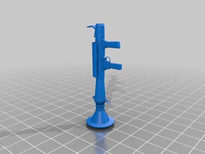 tf2 rocket launcher 3d printing primary soldier team fortress 2 valve 3d print model - Mito3D
