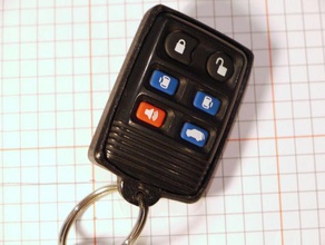 ford freestar sleutel fob geval key ring attachment automotive 3d print model - Mito3D
