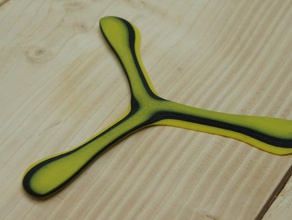 boomerang v01 speelgoed spelletjes 3d print model - Mito3D