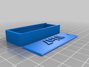 minha personalizado em volta tampa da caixa de usb contentores 3d print model - Mito3D