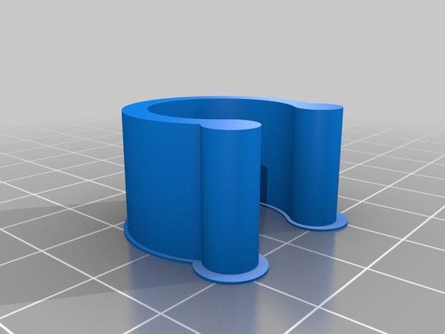 mon personnalisés clip le remplacement pièces 3D print model - Mito3D