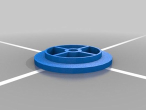 umlenkrolle guide pulley hobby 3dprinting disc gadget part rope seil seilfhrung 3d print model - Mito3D