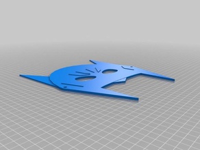 dml batman mask 3d printing 3d print model - Mito3D