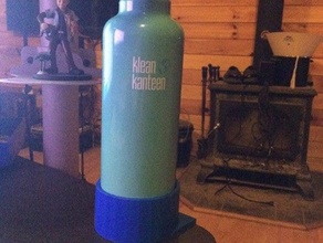 kleen kanteen botella de escritorio titular cocina comedor la montaña rusa 3d print model - Mito3D