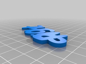 right keychain organization customized 3d print model - Mito3D