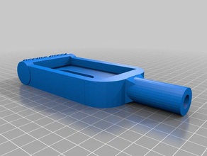 cartão de toque alça vertical wo threads 3d impressão 3d print model - Mito3D