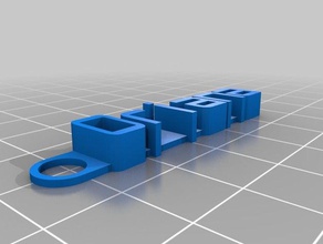 llavero de oriana organización personalizado 3d print model - Mito3D