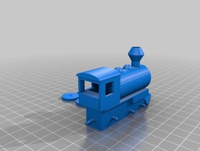 el tren de vapor 3d impresión 3d print model - Mito3D