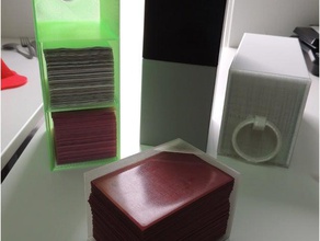 üçlü güverte kutusu oyuncak oyun aksesuarlar çmg tutucu sihirli toplama mtg 3d print model - Mito3D