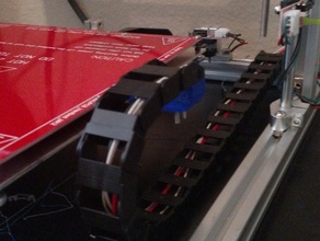 folgetech 2020 i3 cable tray bracket 3d printer parts folgertech folger tech prusa igus 3d print model - Mito3D