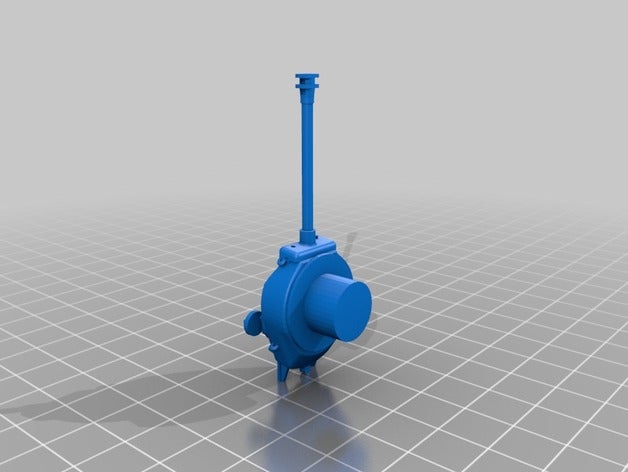 1 100 m4a3 76mm turret muzzlebrake open hatch vehicles 3D print model - Mito3D