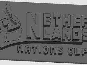 tag nederland isbo nations cup 2015 de borden logo ' s 3d print model - Mito3D