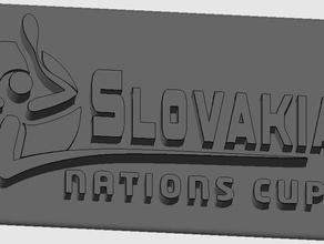 tag eslováquia isbo copa das nações de 2015 sinais logotipos 3d print model - Mito3D