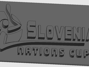 tag slovenia isbo nations cup 2015 signs logos badminton speed sports 3d print model - Mito3D