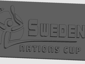 tag suède isbo de la coupe des nations 2015 signes logos 3d print model - Mito3D