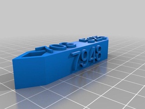 my customized luggage tag keychains 3d print model - Mito3D