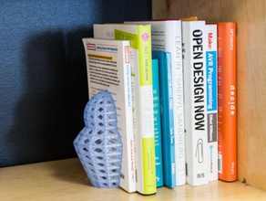 serre-livres en faïence décor livres 3d print model - Mito3D