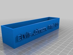 elvis flota dir de la oficina personalizado 3d print model - Mito3D