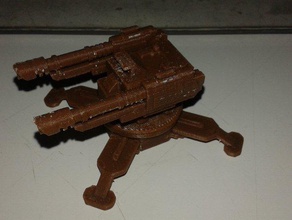 sentry gun de 28mm brinquedo jogo os acessórios miniwargaming scifi wargame warhammer 40k wh40k 3d print model - Mito3D