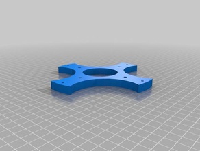 plafonnier, plaque d'adaptation ménage 3d print model - Mito3D