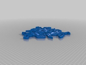 mi personalizados escher arena lagarto 3d impresión 3d print model - Mito3D