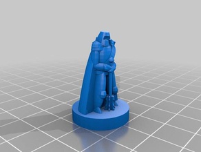 human cleric d&d miniature toy game accessories dnd dungeons dragons miniatures 3d print model - Mito3D