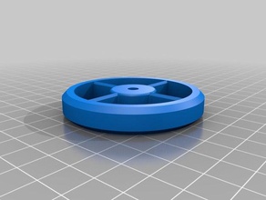 lego 60mm ruota parti legos 3d print model - Mito3D