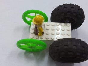 lego 46 mm de la rueda juegos coche los legos partes 3d print model - Mito3D