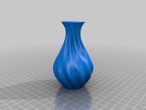 les mathématiques de l'art vase jolies fleurs décor tas fluer rose urne 3d print model - Mito3D