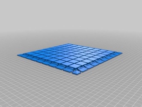 my customized chess board interlocking games 3d print model - Mito3D