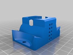 robo 3d r1 dual fan mount 25mm heatsink printer parts 3d print model - Mito3D