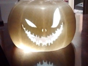 jack lantaarn decor halloween jack-o-lantern pompoen 3d print model - Mito3D