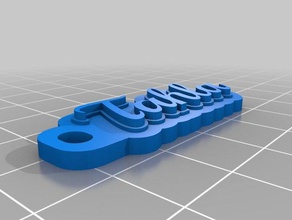 tahla keyring organization customized 3d print model - Mito3D