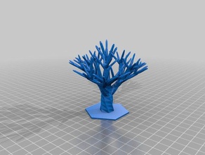 mijn maat gemaakte boom modellen 3d print model - Mito3D