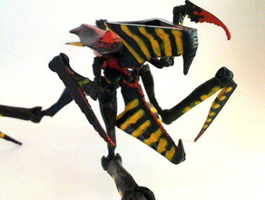 poseable warrior-bug wezens arachnid modio starship troopers 3d print model - Mito3D