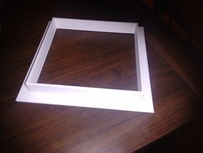 frame square holes household 3d print model - Mito3D