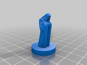 evil wizard d&d miniature toy game accessories dnd dungeon dungeons dragons miniatures 3d print model - Mito3D