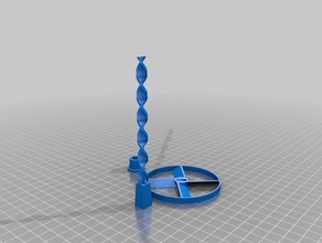 mon personnalisés petites tourbillonnantes copter spirale spinner bâton mécanique jouets 3d print model - Mito3D