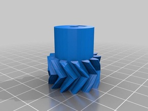 il mio personalizzato parametrico a spina di pesce set ingranaggi passo estrusori 3d stampante 3d print model - Mito3D