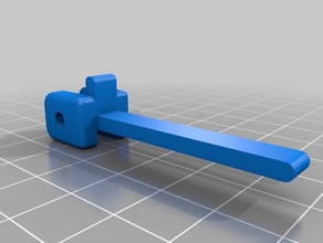 pivot lever prusa i3 carriage endstop switch 3d printer parts axis created freecad end-stop m3 rework y-axis 3d print model - Mito3D