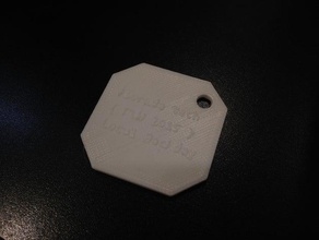 local hackday 2015 keychain keychains 3d print model - Mito3D