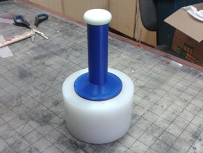 stretch wrap handle art tools 3d print model - Mito3D