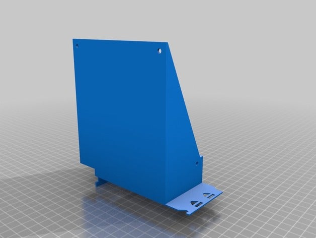 120mm pci-sleuf fan duct computer ventilator te monteren case kanalen 3D print model - Mito3D