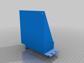 120mm pci slot fan duct computer mount case ducts 3d print model - Mito3D