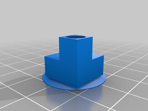 il mio personalizzato un piede cubico biocube angolo del connettore biologia 3d print model - Mito3D