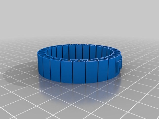 mafalda germano flessibile nome braccialetto bracciali personalizzato 3D print model - Mito3D
