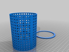 my customized parametric ported plant pot 80 100 outdoor garden 3d print model - Mito3D