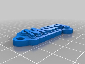maría llavero organización personalizado 3d print model - Mito3D