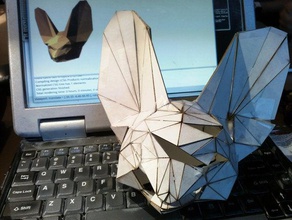 papercraft fennec vos beelden 3d print model - Mito3D
