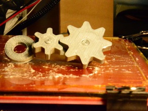 engranaje clave de la cadena mecánica juguetes 3d print model - Mito3D